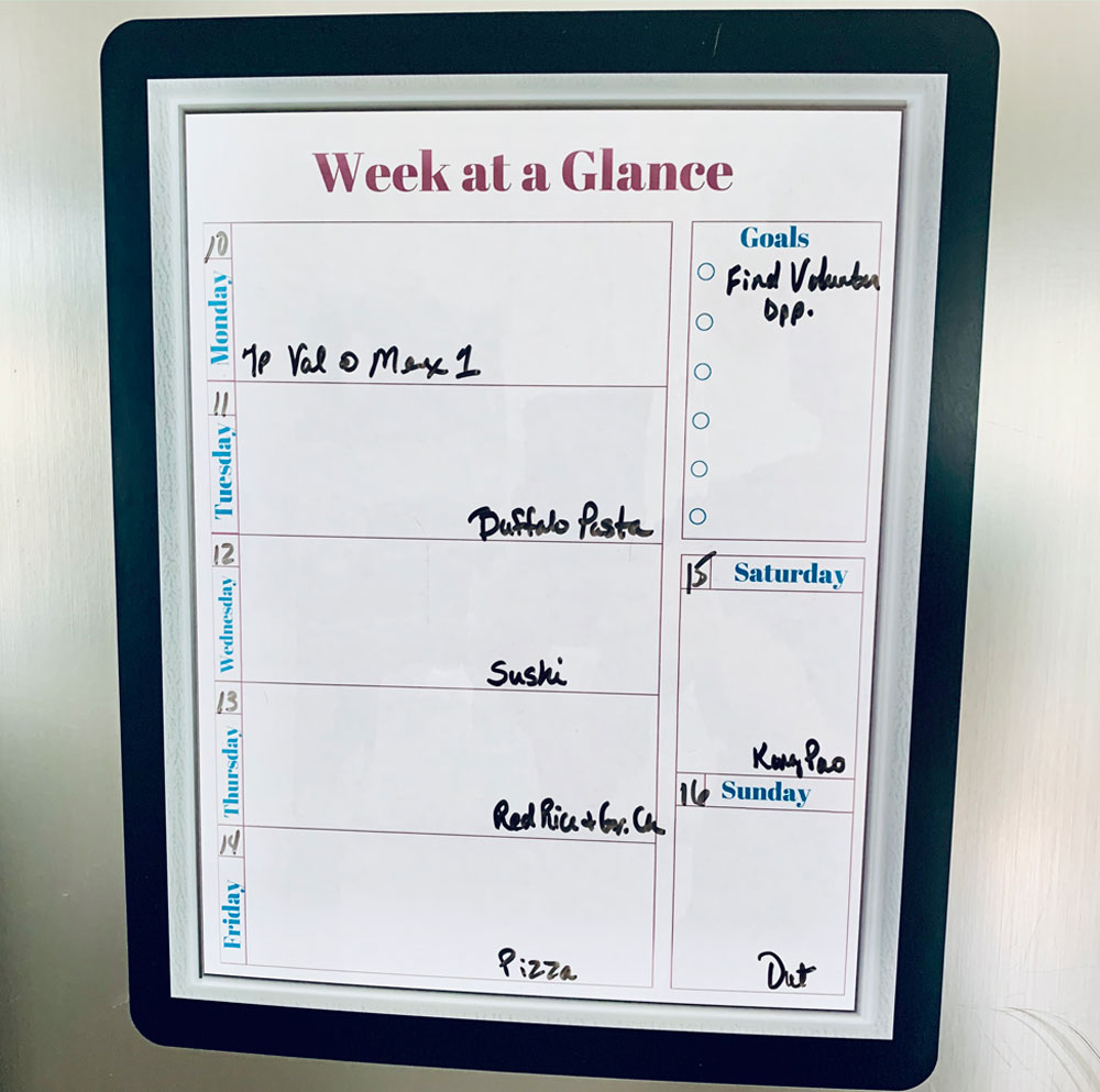 Week At a Glance Printable – Fodeez® Frames