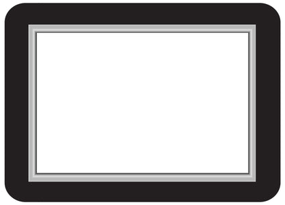 4 x 6 Beveled Adhesive Display Frames - Pack of 5 - Fodeez® Adhesive Display Frames / Dry Erase Boards
 - 8