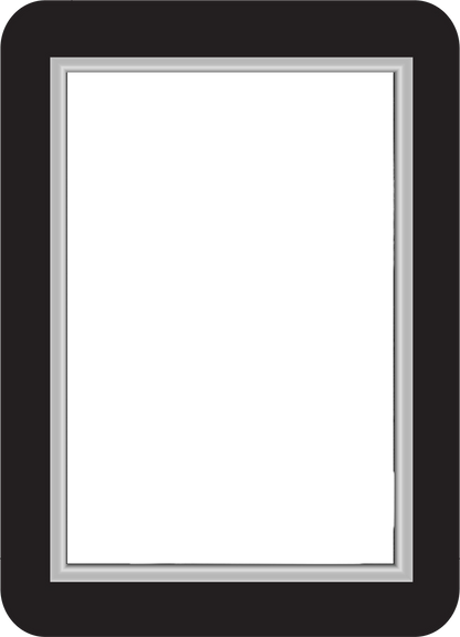 Letter-Size Adhesive Frames for Smooth Surfaces