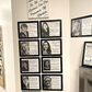 Letter-Size Adhesive Frames for Walls